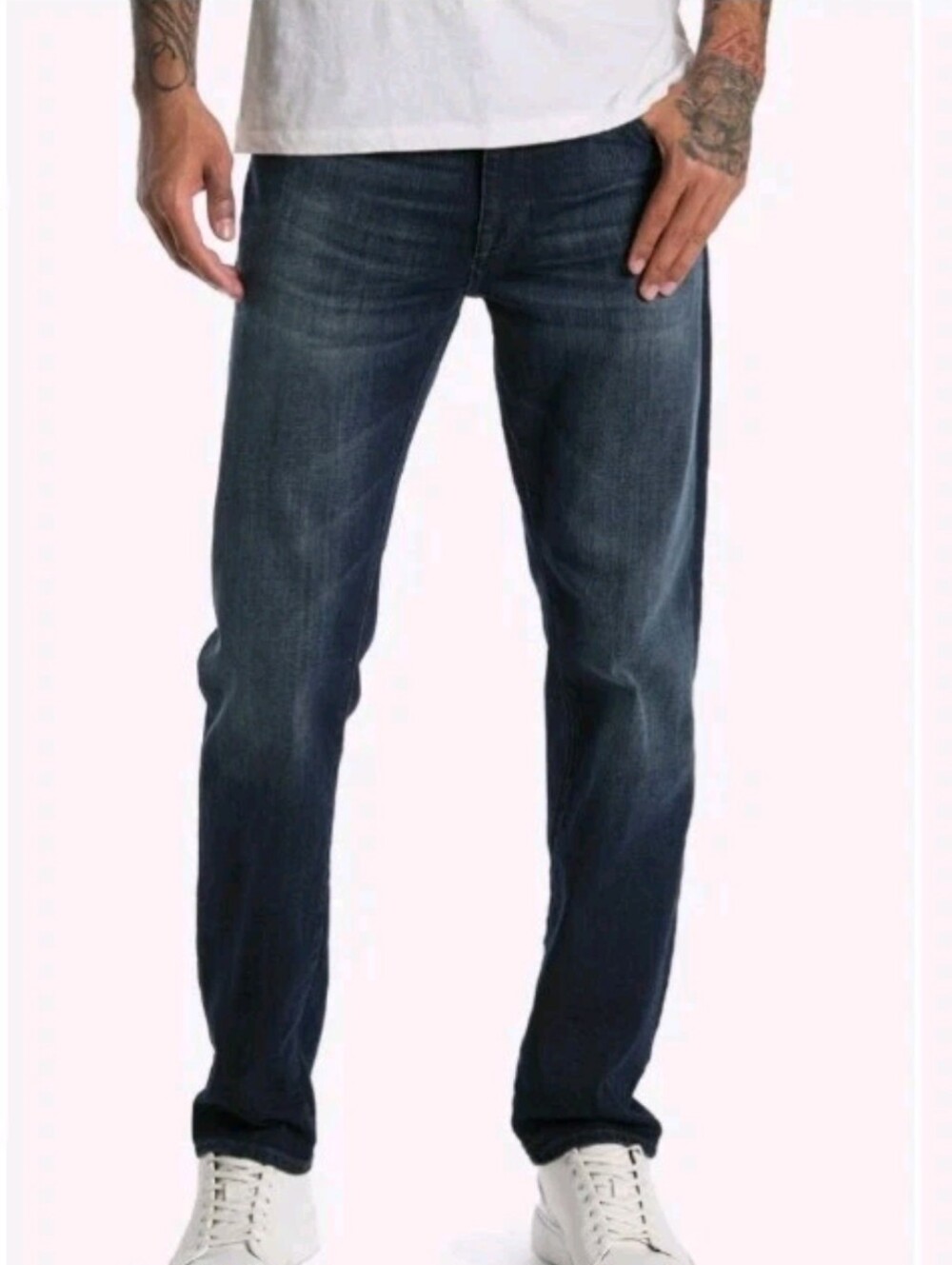 Mavi Jeans Size 29 X 30 Marcus Blue Brooklyn Slim Straight Leg Jeans Msrp $118